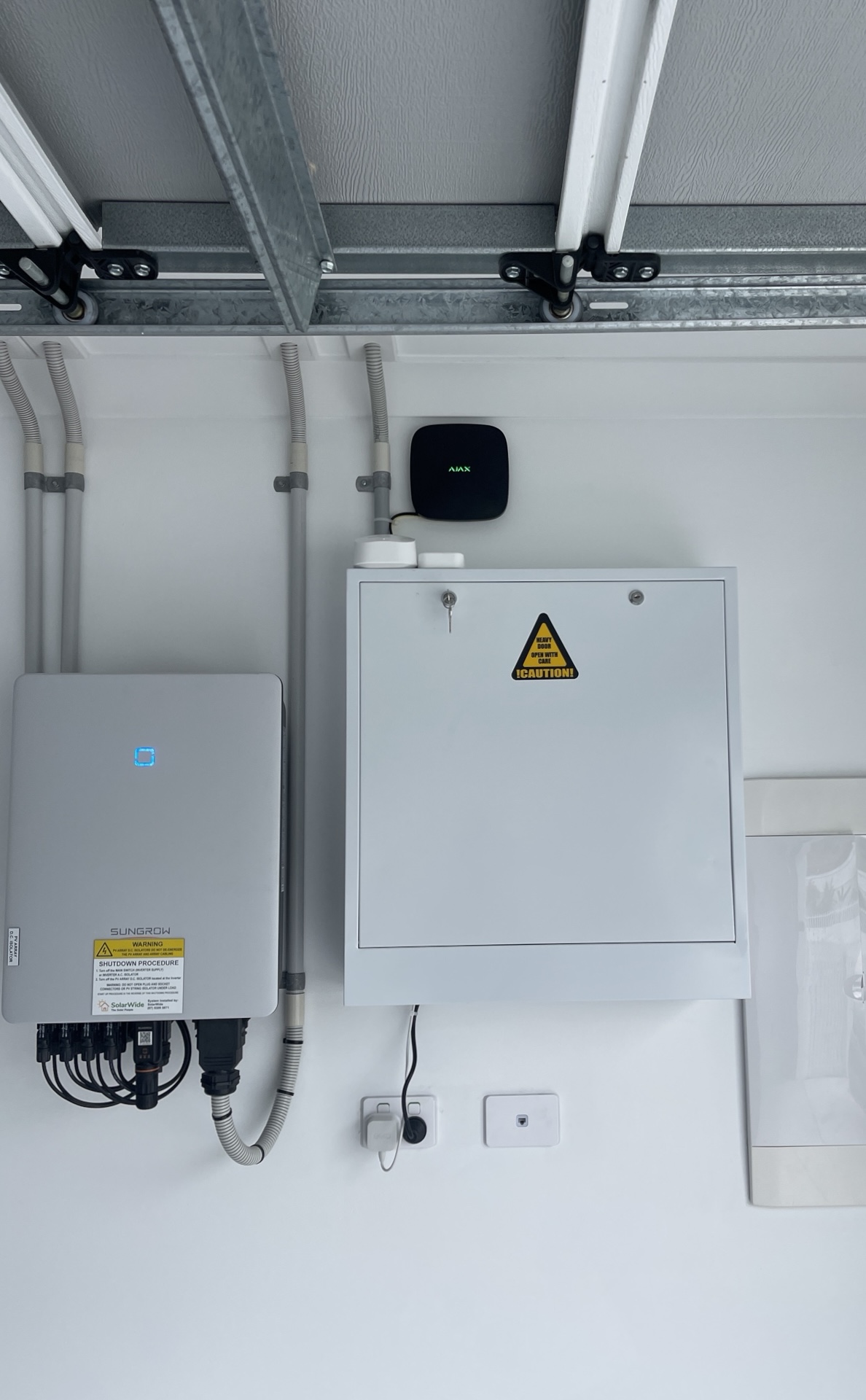 Alarm system installation